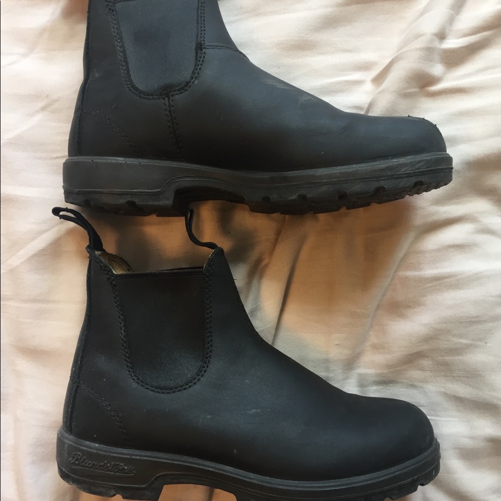 Black Blundstone Winter Boots Chelsea Boots